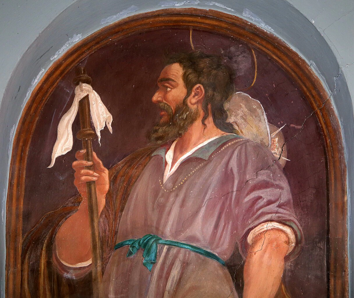 Montespertoli, tenuta di Corfecciano - Urbana, Firenze, san Rocco, dettaglio